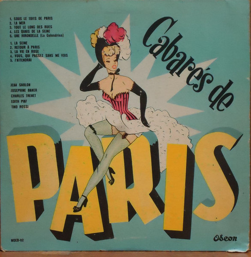 Lp (1002) 10 Pol. - Cabarés De Paris