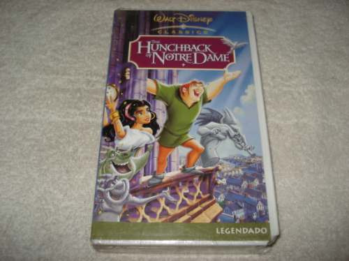 Filme Fita Vhs Walt Disney The Hunchback Of Notre Dame Novo