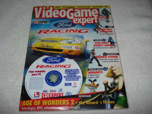 Revista Cd Expert Game Ford Racing Completo