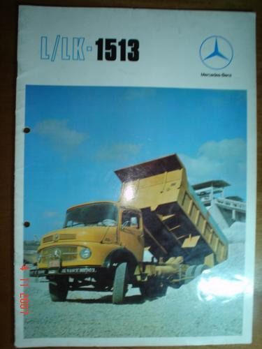 Folder Mercedes Benz Caminhão 1513 L Lk Catalogo Om Mecânica