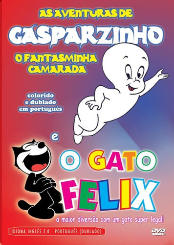 Dvd As Aventuras De Gasparzinho E O Gato Felix