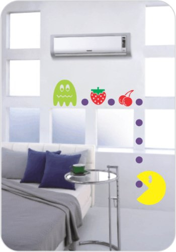 Adesivo Decorativo P/ Ambiente E Parede - Tema Pac Man