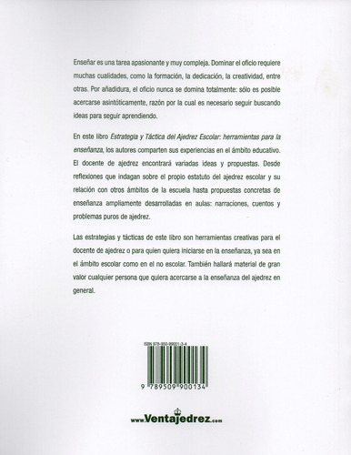 Estrategia Y Tactica Del Ajedrez Escolar - Novedad!