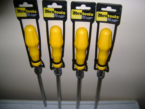 Destornilladores De Estrias Abratools Medida 3/8x8 Pack 2