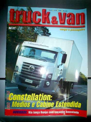 Revista Truck E Van Caminhão Vw Constellation Bongo Carga