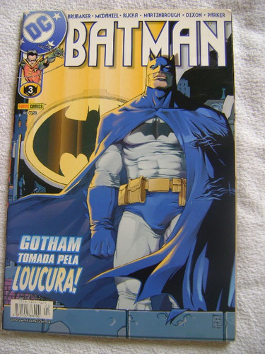 Hq Gibi Batman Nº3 Fevereiro 2003 Editora Panini 100 Páginas Estado De Banca!