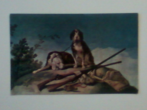 Cartão Postal  Cães De Caça - Goya