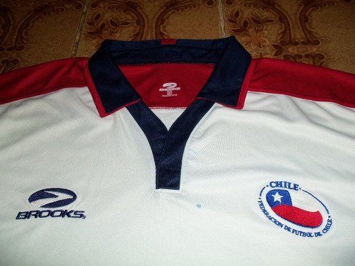 Camisa Chile Brooks Branca 2003 2006 Original