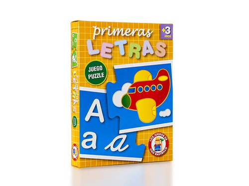 Ruibal Primeras Letras Juego Puzzle Didáctico + 3 Años
