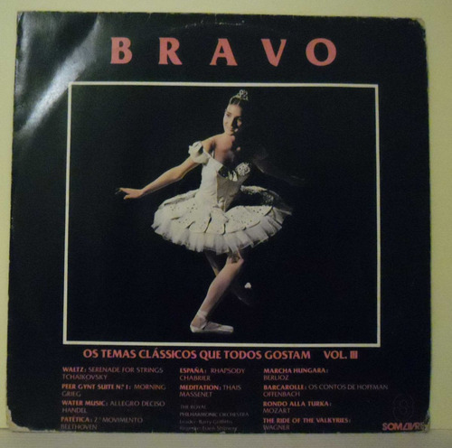 Lp Bravo Vol 3 - Som Livre - 1979 M.cla 101