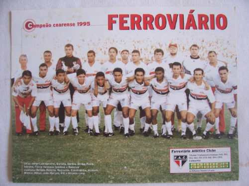 Poster 2x1 - Ferroviário / Maranhão - Campeôes 1995
