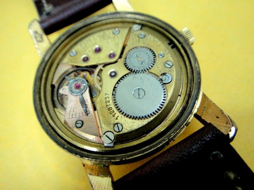 Relógio Ômega Antigo Chapeado A Ouro 18k