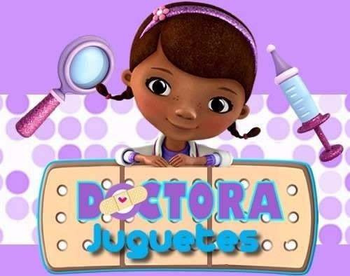 Kit Imprimible 1 Doctora Juguetes Diseñá Tarjetas Candy Bar