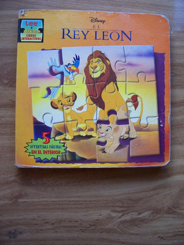 El Rey León-(solo Es El Libro)-cartoné-ilust-walt Disney-mn4