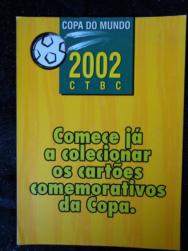 Coleção (4) Cartão Telefonico Futebol Copa Do Mundo 2002