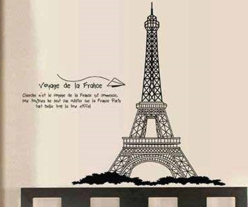 Adhesivo Decorativo Torre Eiffel