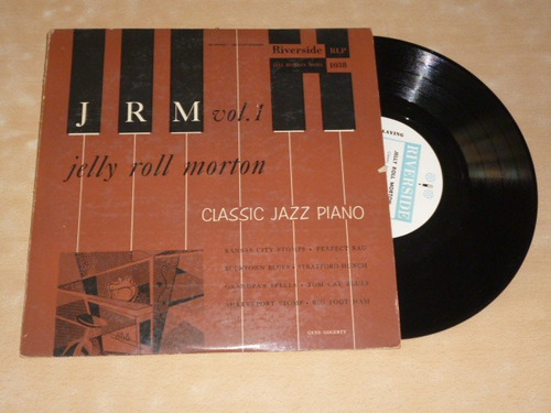 Jelly Roll Morton Classic Jazz Piano Vol 1 Vinil 10  America