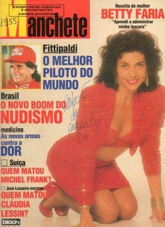 Manchete 1989 Nudismo Chanchadas Caso Claudia Tina Turner