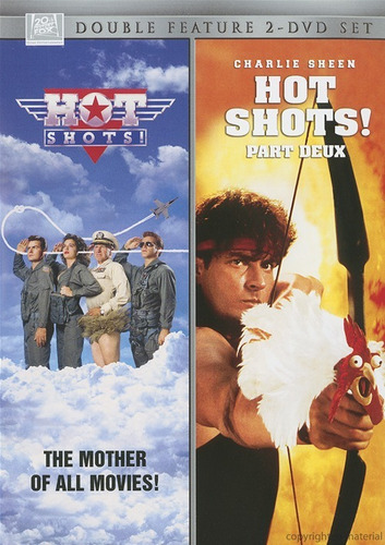 Dvd Hot Shots 1 & 2 / Loca Academia De Pilotos 1 & 2