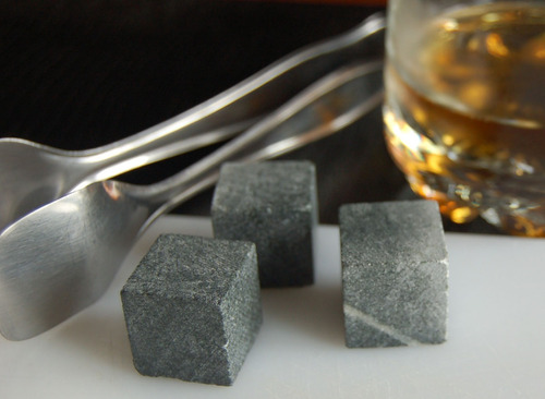 20 Cubos Pedra Sabão Gelar Whisky + Caixa *os Originais*