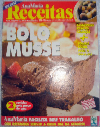 Revista Ana Maria Receitas Bolo Musse