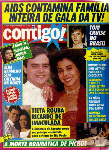 Revista Contigo! Nº 729-7 De Setembro De 1989-editora Azul