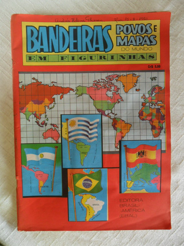 Album Bandeiras Povos E Mapas Do Mundo! Ebal!