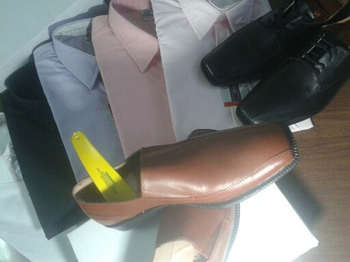 Oferton!!!! Zapatos De Cuero + Camisa O Pomada!!!