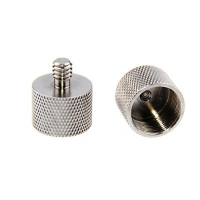 Enhebrar Adaptador Para Micrófono De 5/8 -27 Hembra A 1/4