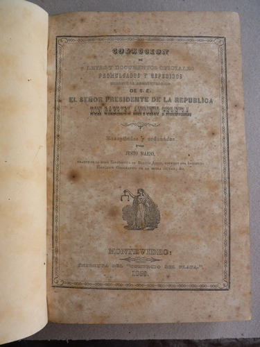 Maeso, J. Colección De Leyes Y Documentos 1859