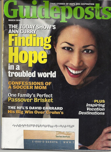 Revista Guideposts: Ann Curry / Samantha Brown, David Garrar