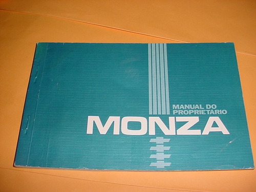 Manual Original Chevrolet Monza Fase 1 85 1985