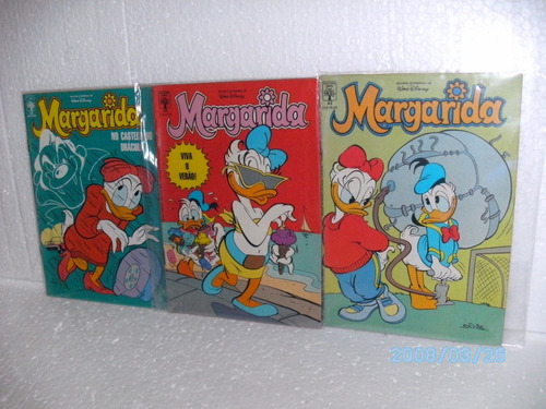 3 Gibis Disney Revis Quinzenal Margarida Nºs 22-39-43 Hqs Fj