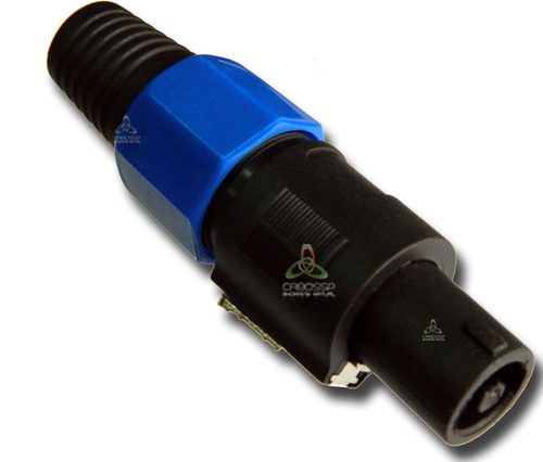 Imagem 2 de 6 de Kit 4 Pares De Conector Speakon 4 Macho Cabo X Femea Painel