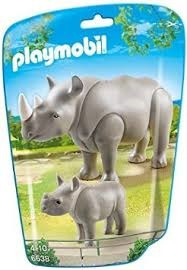 Todobloques Playmobil 6638 Rhino With Baby!!!