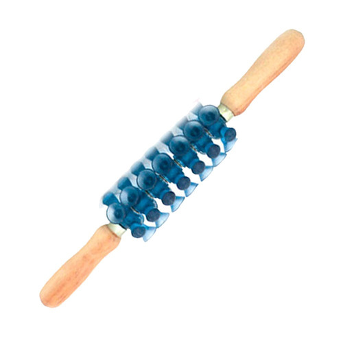 Imagem 2 de 9 de Rolo Massagem Turbinada Ventosas Silicone Macio Original