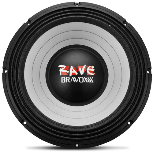 Alto Falante Woofer Bravox Rave 15 Polegadas 1100w Rms Som