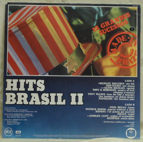 Lp 328 Coletaneas Hits Brasil Vol 2 Mercadolivre