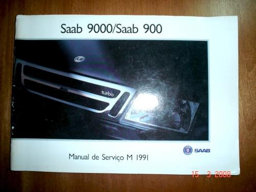 Manual Saab 9000 900 Serviço M Manutenção Garantia Livreto
