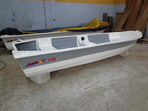 Barco Bote Fibra Vidro Pesca 4.30 Artsol 40 Anos Fabrica