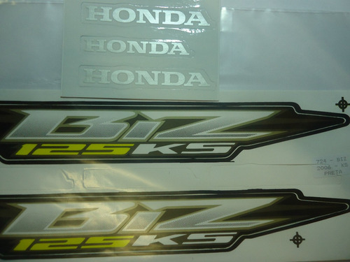 Faixa Adesivo Biz 125 Ks 06 Preta