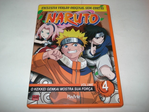 Dvd Naruto Volume 4 O Kekkei Genkai Mostra Sua Força