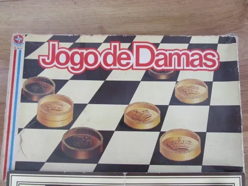 Jogo Damas Estrela Antigo !