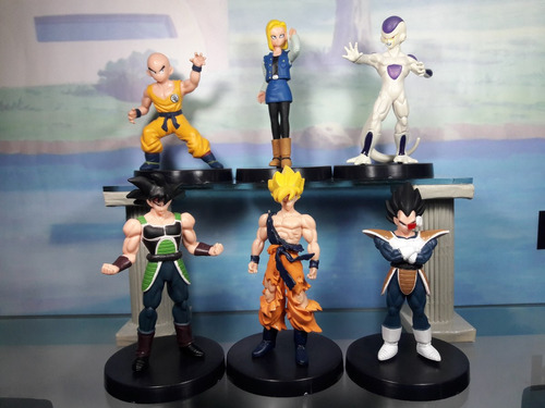 Dragon Ball Figuras Set X6 Goku Freezer Bardok (animekawaii)