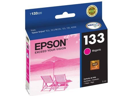 Epson 133 Cartucho Tinta Magenta T22 T25 Ttx120