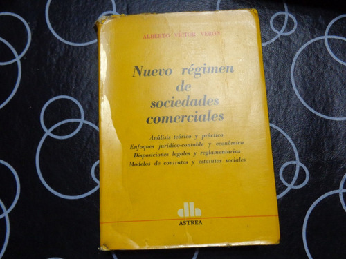 Nuevo Regimen De Sociedades Comerciales, Alberdo Victor Vero