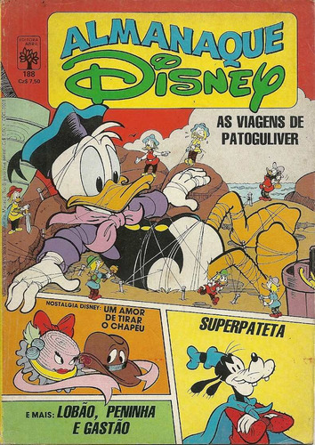 Almanaque Disney 188 - Abril - Bonellihq Cx218 N20