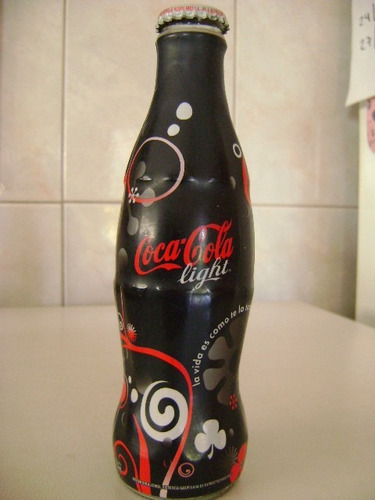 Botella Coca Cola Light Negra  Edicion  Limitada 2005