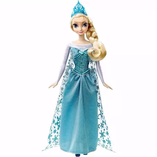 Boneca Princesa Disney - Elsa Musical - Canta Livre Estou - Frozen - 100  Anos - 30 cm - Mattel - superlegalbrinquedos