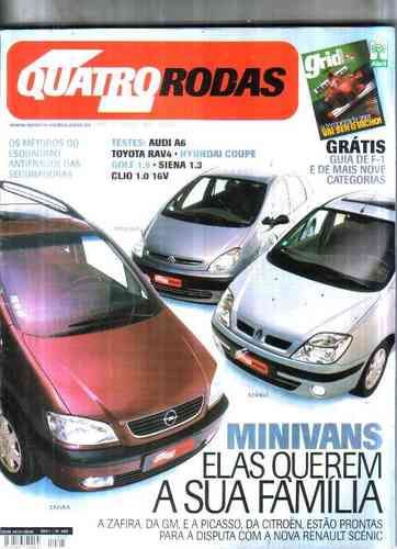 Quatro Rodas Nr 488/ Minivans...